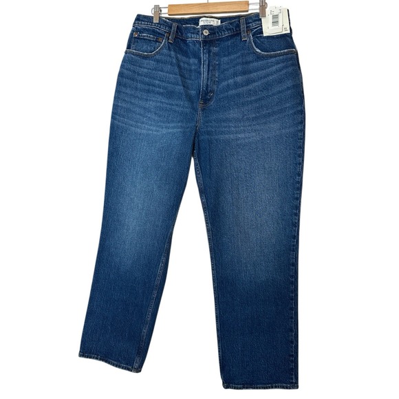 Abercrombie & Fitch Denim - Abercrombie Fitch Jeans Womens Size 33 The 90s Slim Straight Ultra High Rise New